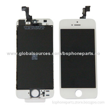 Display LCD for iPhone 5S, white, tested with good service
